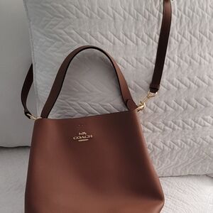 Coach Brown Leather Shoulder Bag